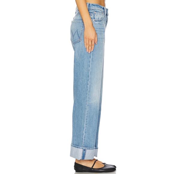 MOTHER The Petite Lil’ Dodger Button Hover Cuff Jeans - Picture 3 of 11